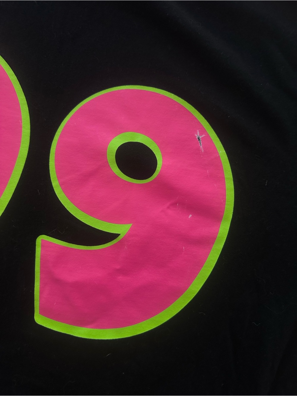 Party Animals Graphic Tee - Black with Neon Print - Picture 5 of 5